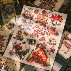 Retro Christmas Rub-Ons