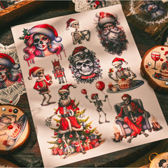 Dark Holiday Rub-Ons