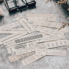 Vintage Quote Washi Stickers