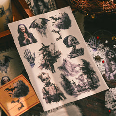 Gothic Halloween Rub-Ons