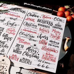 Christmas Quote Rub-Ons
