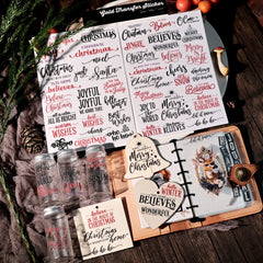 Christmas Quote Rub-Ons