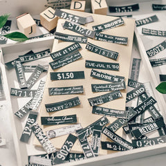 Vintage Typography Stickers