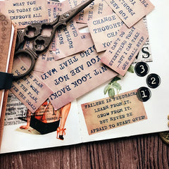 Brown Quote Stickers