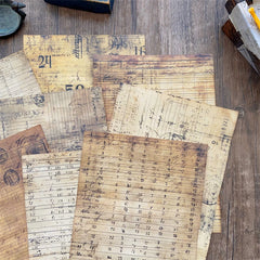 Coffee-Dyed Ledger Paper Set
