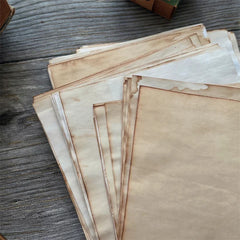 Coffee-Dyed Paper Set