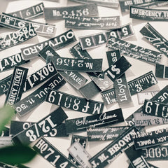 Vintage Typography Stickers