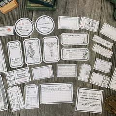 Vintage Ticket Stickers