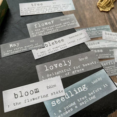 Dictionary Word Stickers