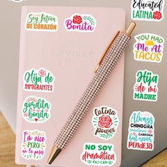 Latina Quote Sticker Set