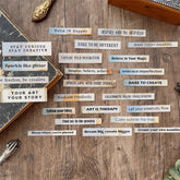 Vintage Quote Stickers