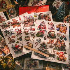 Retro Christmas Rub-Ons