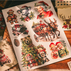 Vintage Christmas Rub-Ons