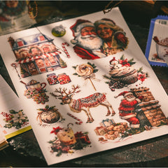 Retro Christmas Rub-Ons