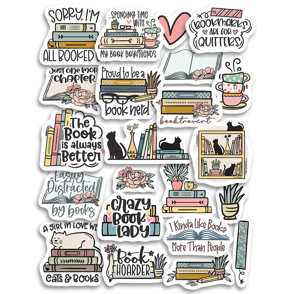 Book Lover Stickers