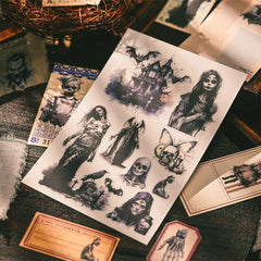 Gothic Halloween Rub-Ons