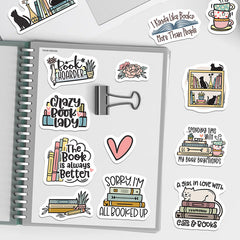 Book Lover Stickers