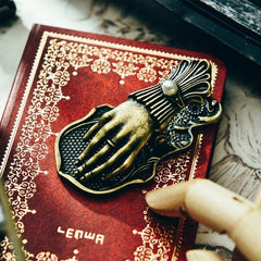 Vintage Brass Hand Clip