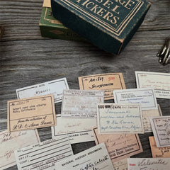 Vintage Ticket Stickers