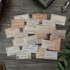 Vintage Ticket Stickers