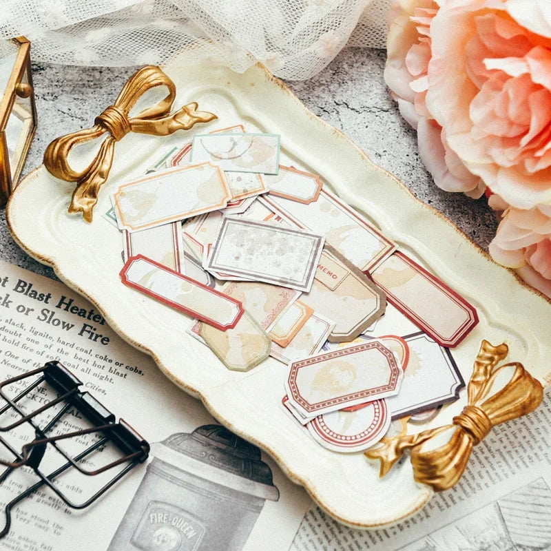 Coffee-Dyed Label Set