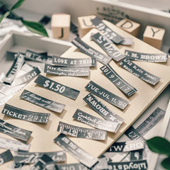 Vintage Typography Stickers