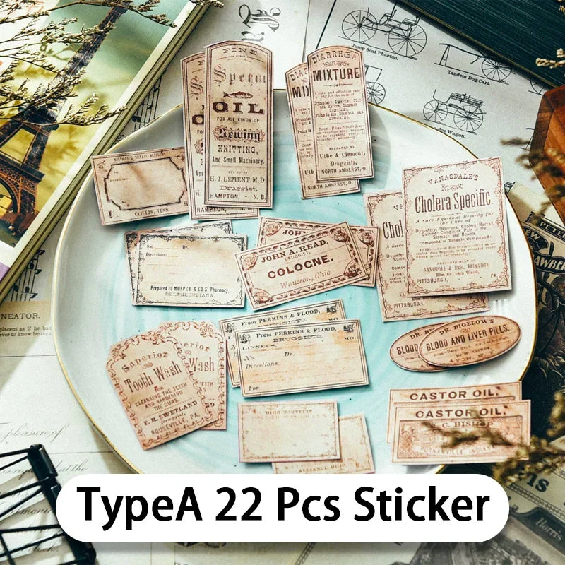 Brwon Label Stickers