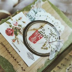 Coffee-Dyed Label Papers