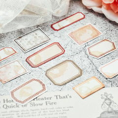 Coffee-Dyed Label Set