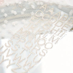 Beaded Letter Stickers