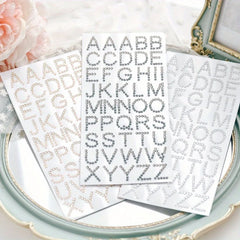Beaded Letter Stickers