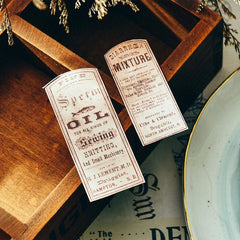 Brwon Label Stickers