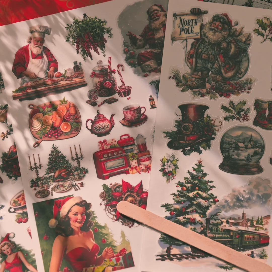 Christmas Rub-On Stickers